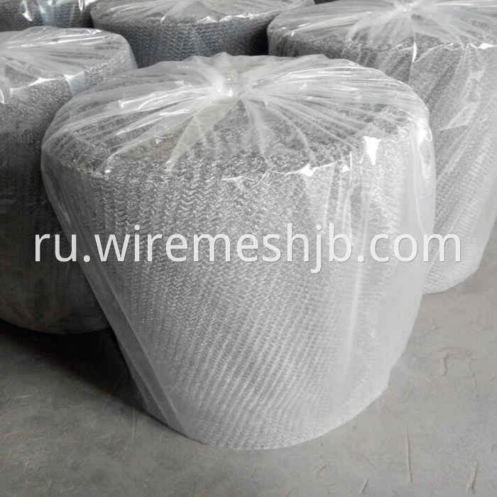 Gas Liquid Filter mesh Knitted Wire Mesh